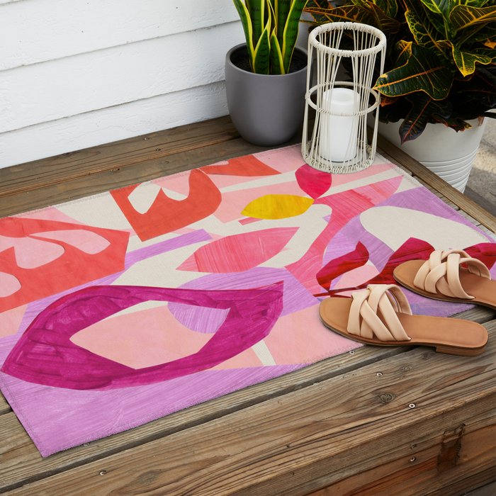 Crimson Spring Outdoor Rug Gallery Image 2