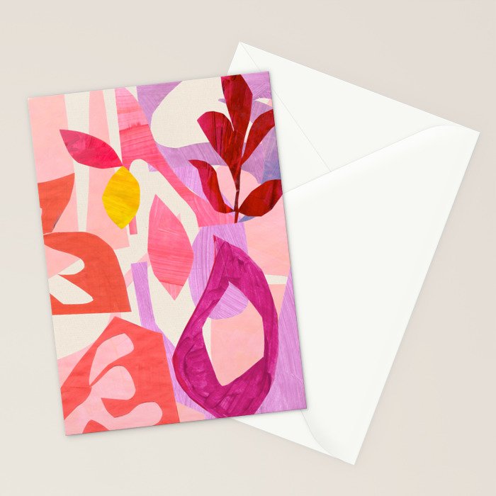 Crimson Spring Stationery Card Gallery Image 2