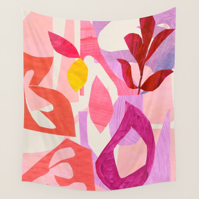 Crimson Spring Wall Tapestry Gallery Image 1