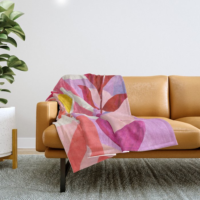 Crimson Spring Throw Blanket Gallery Image 1