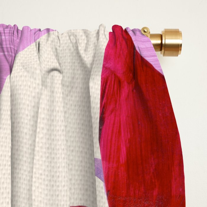 Crimson Spring Window Curtain Gallery Image 2