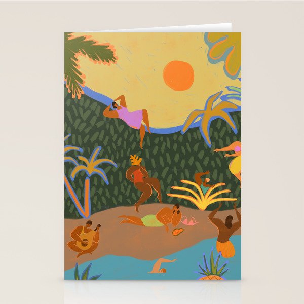 Summer Paradise  Stationery Card Gallery Image 1