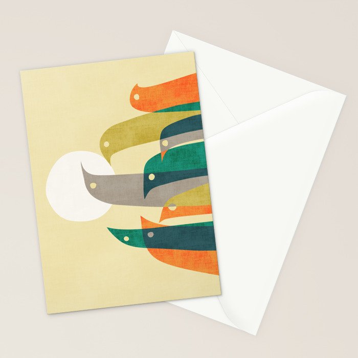 Wild birds at the beach Stationery Card Gallery Image 2