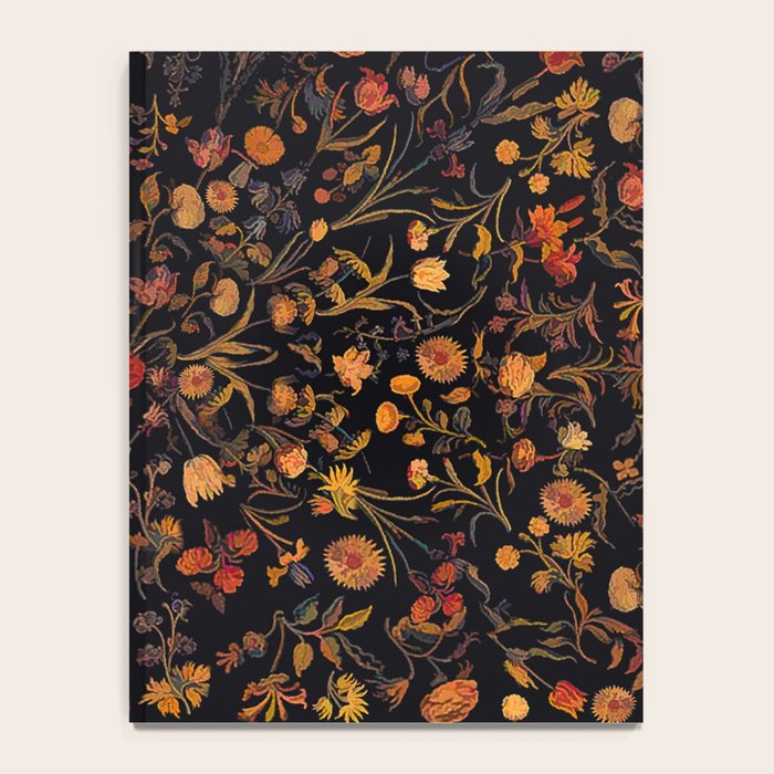 Exotic Midnight Floral Garden Notebook Gallery Image 4