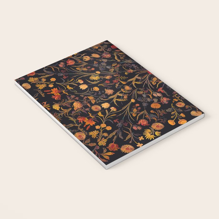 Exotic Midnight Floral Garden Notebook Gallery Image 3