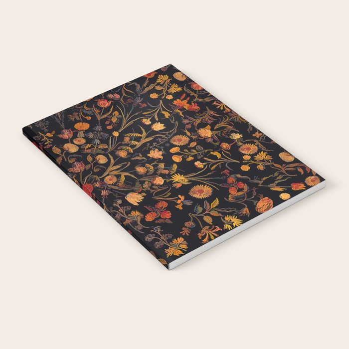 Exotic Midnight Floral Garden Notebook Gallery Image 2