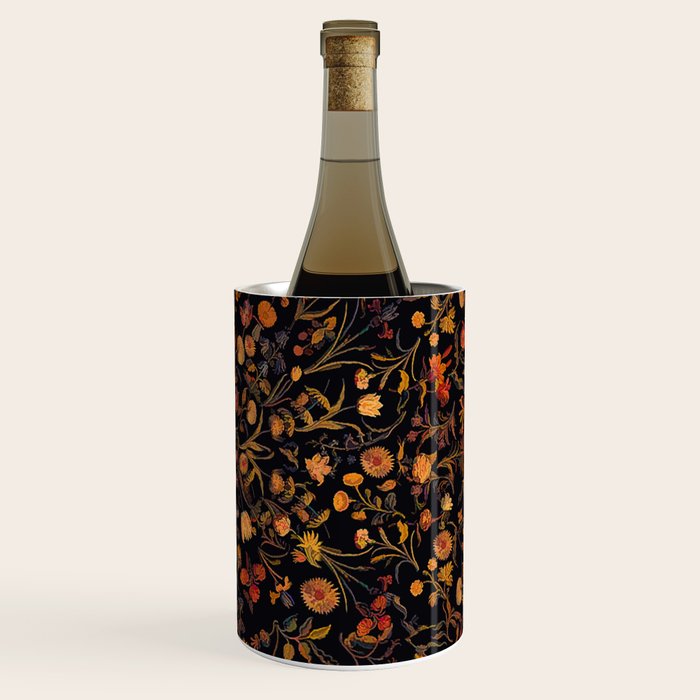 Exotic Midnight Floral Garden Wine Chiller Gallery Image 3