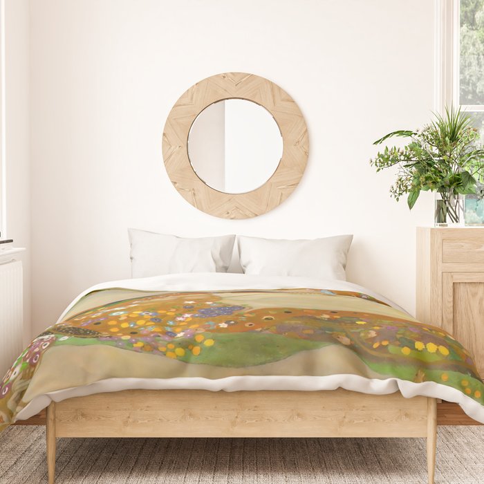 Gustav Klimt "Water Serpents" Duvet Cover Gallery Image 3