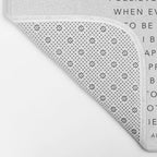 I Believe In Pink. I Believe That Laughing Is the Best Calorie Burnerâ¦ -Audrey Hepburn Bath Mat Gallery Image 2