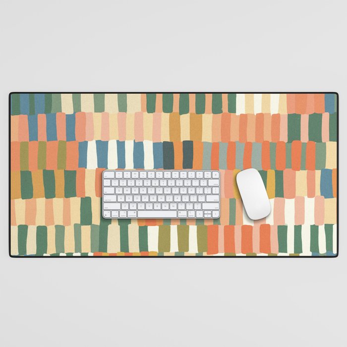 Pastel Mosaic #2 Desk Mat Gallery Image 1