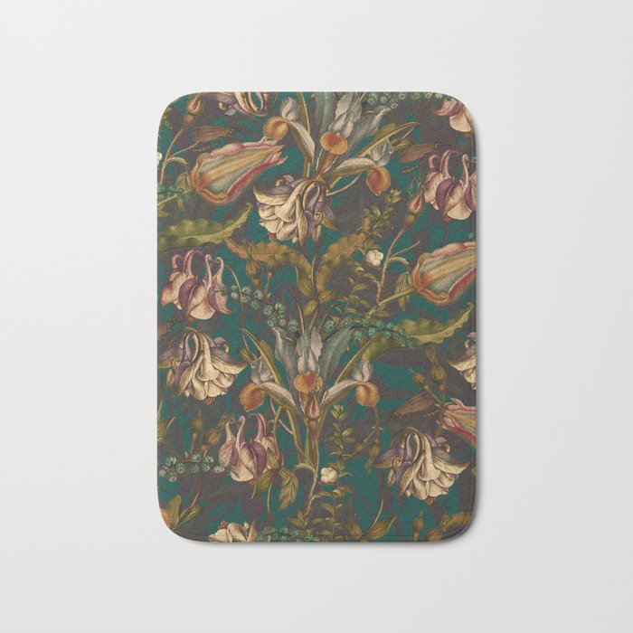 Midnight Summer Garden Bath Mat Gallery Image 1