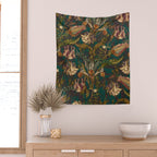 Midnight Summer Garden Wall Tapestry Gallery Image 2