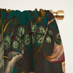 Midnight Summer Garden Window Curtain Gallery Image 2