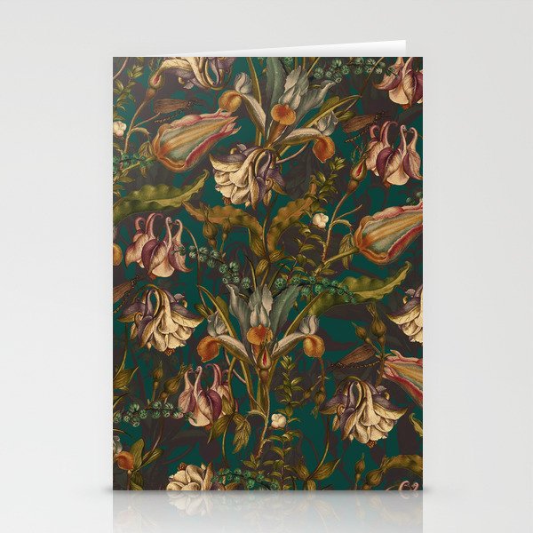 Midnight Summer Garden Stationery Card Gallery Image 1