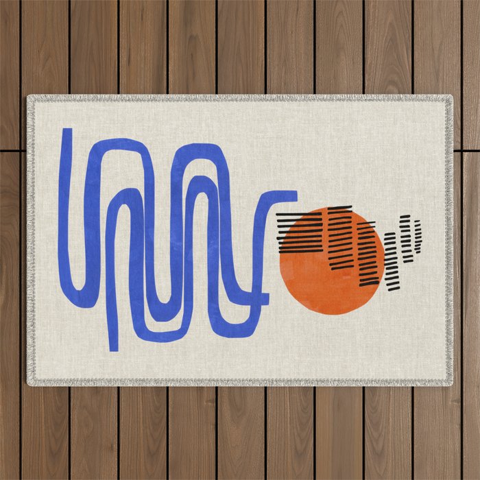 Sunset River  Outdoor Rug Gallery Image 1