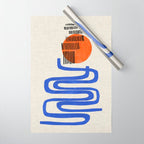 Sunset River  Wrapping Paper Gallery Image 1