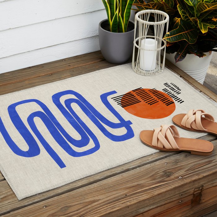 Sunset River  Outdoor Rug Gallery Image 2