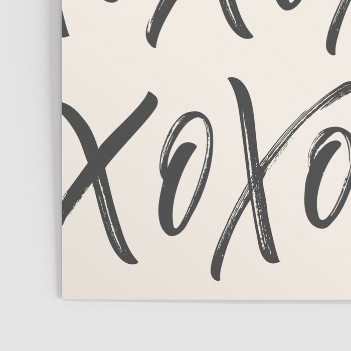 XOXO Script Black Poster Gallery Image 3