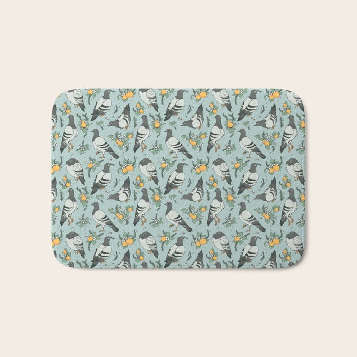 Pigeons, Apricots, and Thyme Bath Mat Gallery Image 1