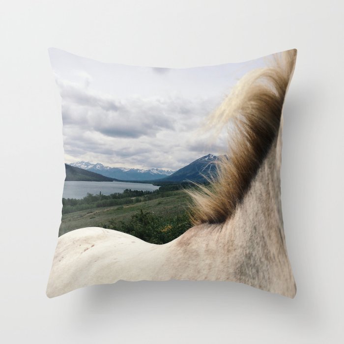 Horse Back Throw Pillow Gallery Image 6