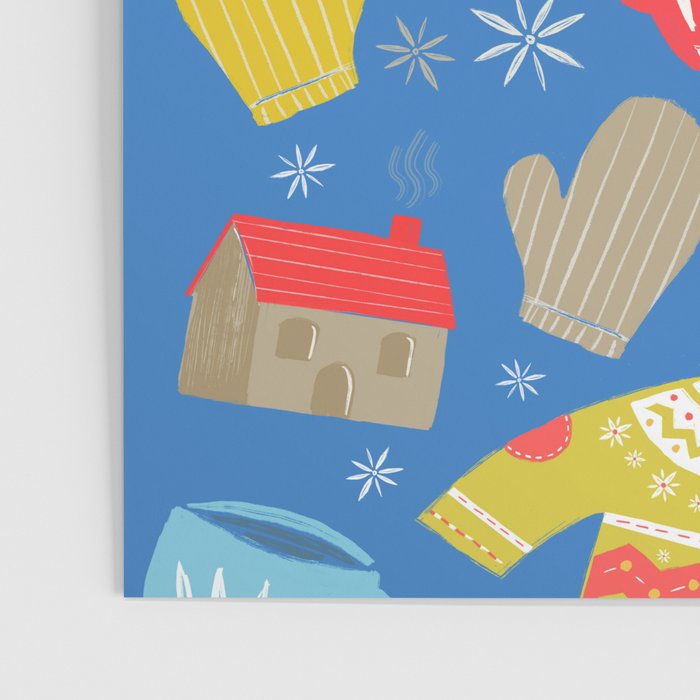 Hygge Home | Blue Poster Gallery Image 3