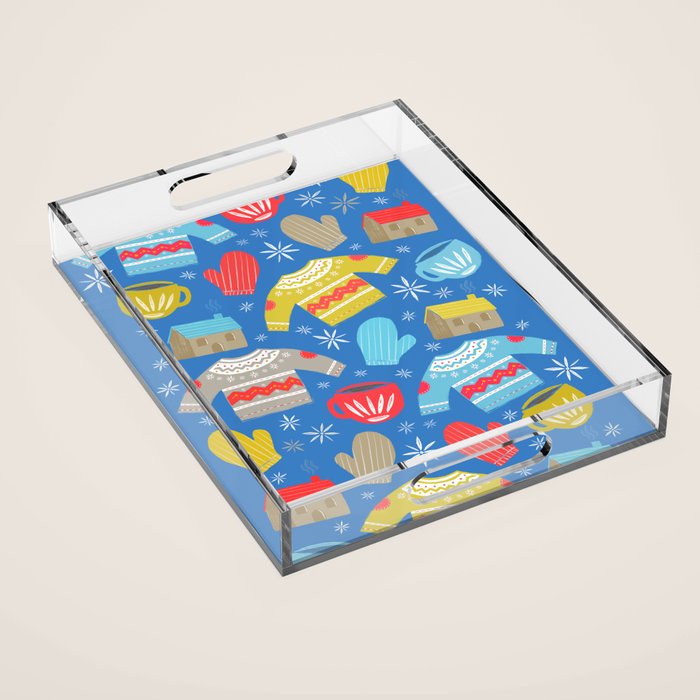 Hygge Home | Blue Acrylic Tray Gallery Image 1