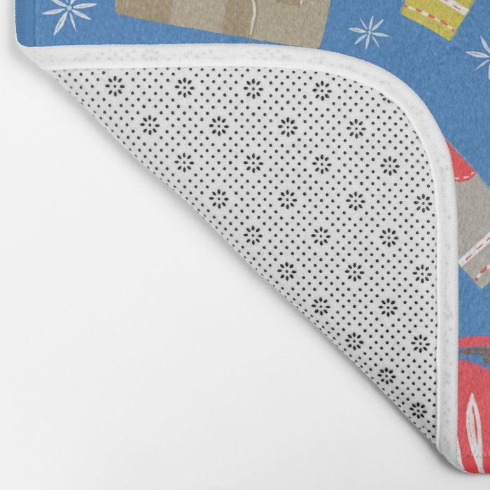 Hygge Home | Blue Bath Mat Gallery Image 2