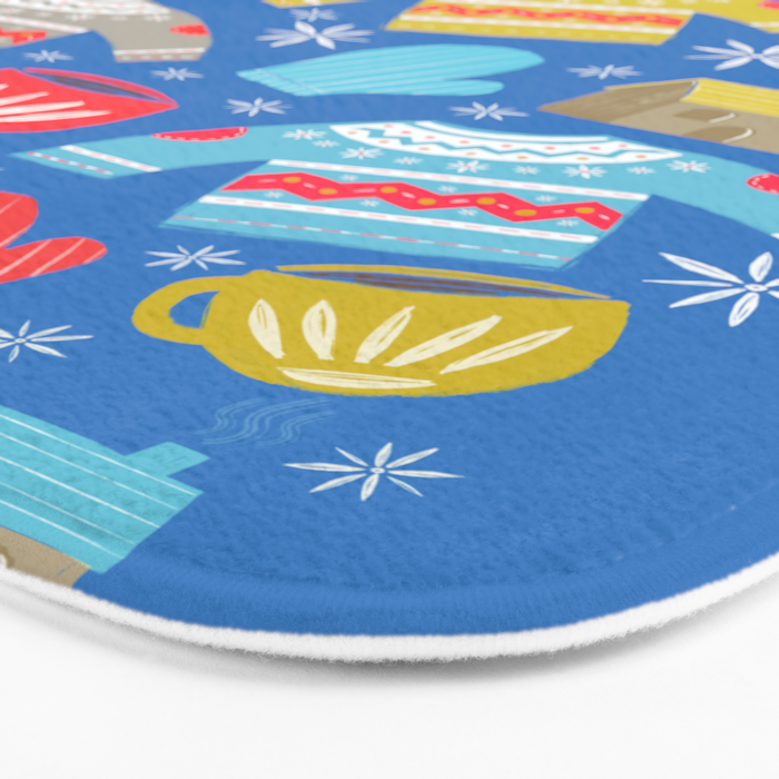 Hygge Home | Blue Bath Mat Gallery Image 3