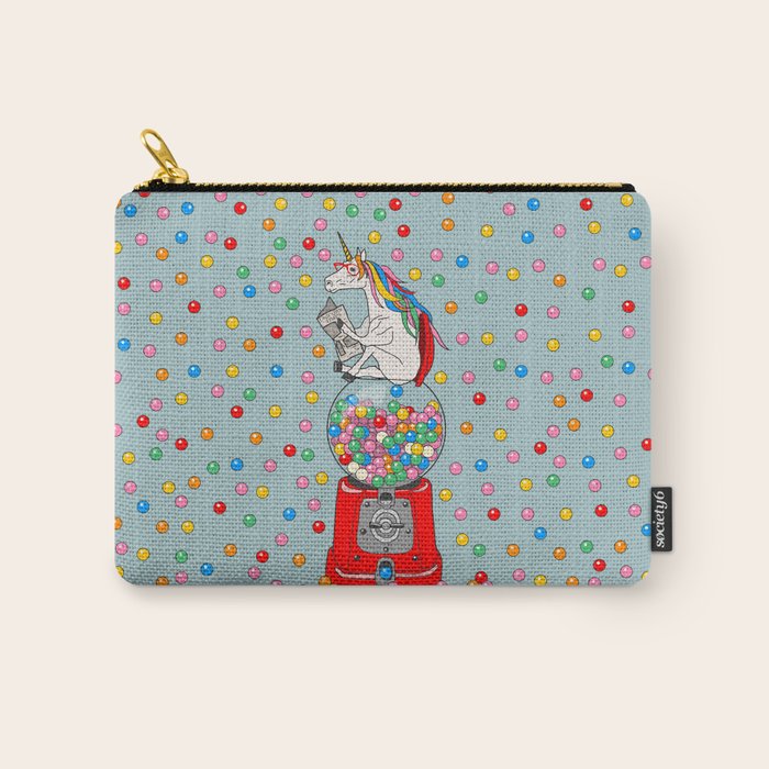 Unicorn Gumball Poop Carry All Pouch Gallery Image 1