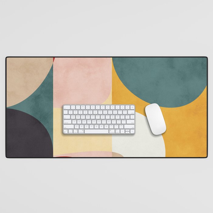 modern shapes 7 Desk Mat Gallery Image 1