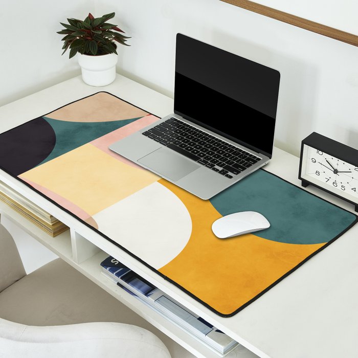 modern shapes 7 Desk Mat Gallery Image 2