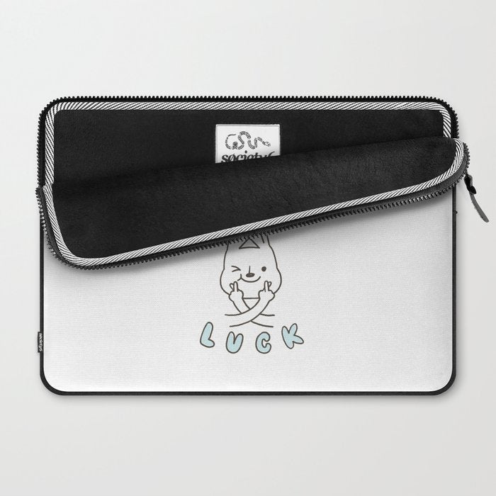 Finger Crossed, Good Luck Laptop Sleeve Gallery Image 2