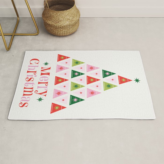 Merry Christmas Tree Rug Gallery Image 1