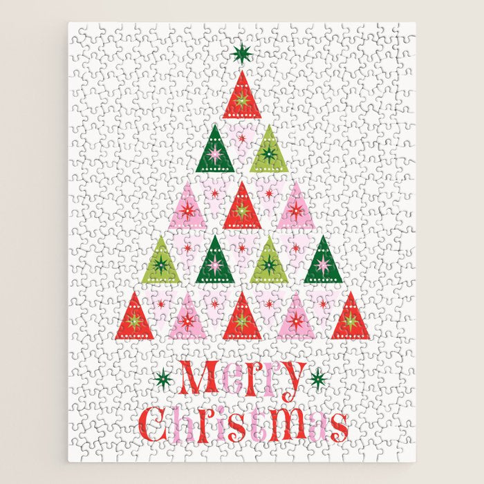 Merry Christmas Tree Jigsaw Puzzle Gallery Image 1