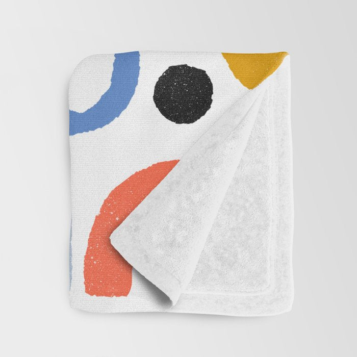 Helter Skelter - bright pattern, colorful, rainbow, abstract, shapes, pattern Throw Blanket Gallery Image 3