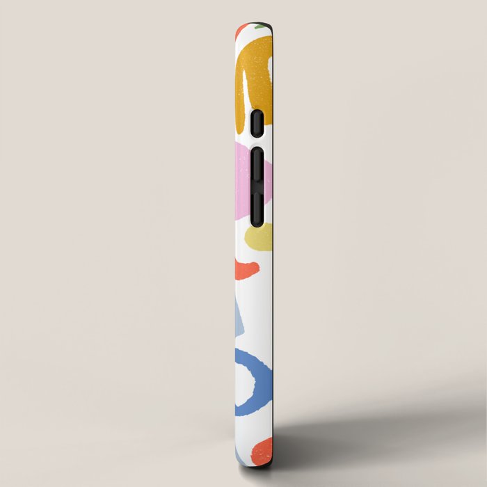 Helter Skelter - bright pattern, colorful, rainbow, abstract, shapes, pattern iPhone Case Gallery Image 2