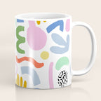Helter Skelter - bright pattern, colorful, rainbow, abstract, shapes, pattern Coffee Mug Gallery Image 1