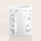 Basketball Net Patent - Basketball Fan Coach Player Art - White Coffee Mug Gallery Image 4