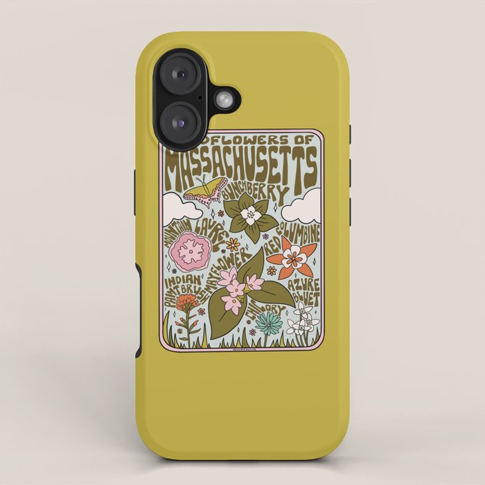 Massachusetts Wildflowers iPhone Case Gallery Image 1