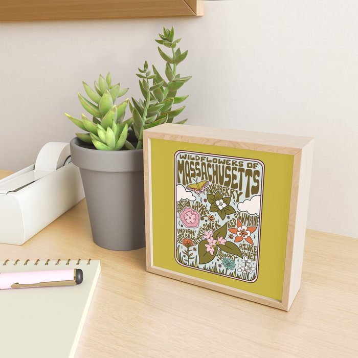 Massachusetts Wildflowers Mini Art Print Gallery Image 2