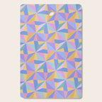 Kaleidoscope Tile Pattern V Bright Pastel Cutting Board Gallery Image 1