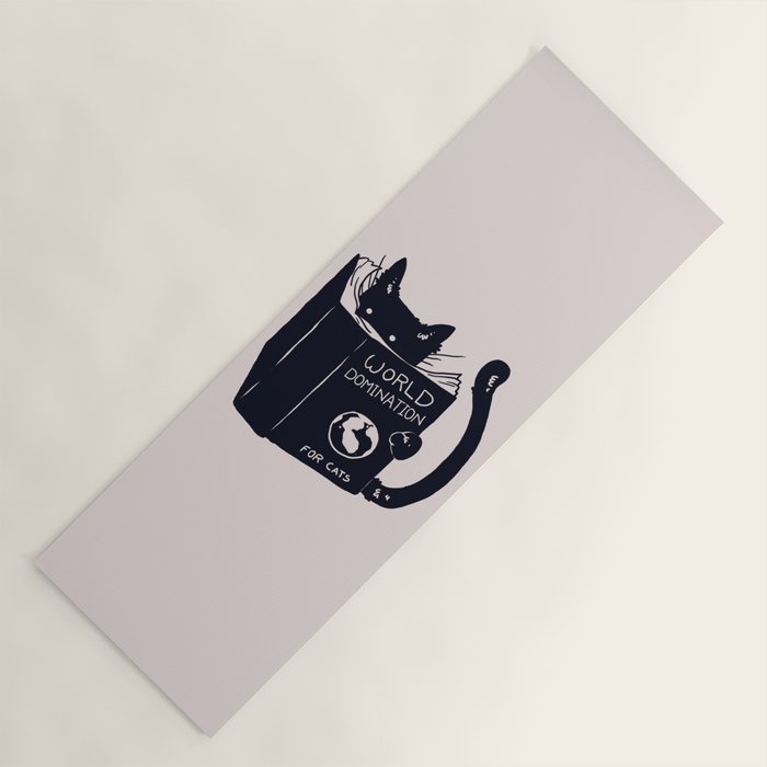 World Domination For Cats Yoga Mat Gallery Image 1