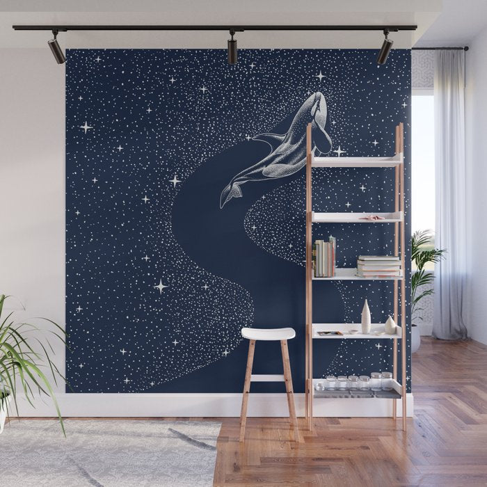 starry orca Wall Mural Gallery Image 1