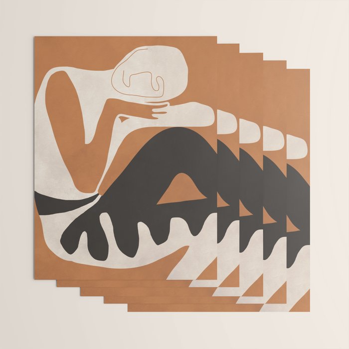 Abstract Art Figure Wrapping Paper Gallery Image 3