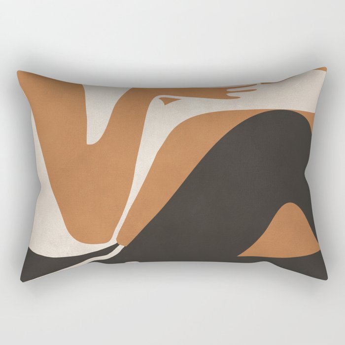 Abstract Art Figure Rectangular Pillow Gallery Image 2