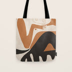 Abstract Art Figure Tote Bag Gallery Image 1