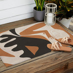 Abstract Art Figure Outdoor Rug Gallery Image 2