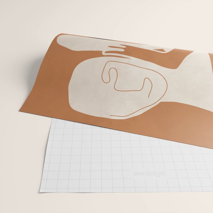 Abstract Art Figure Wrapping Paper Gallery Image 2