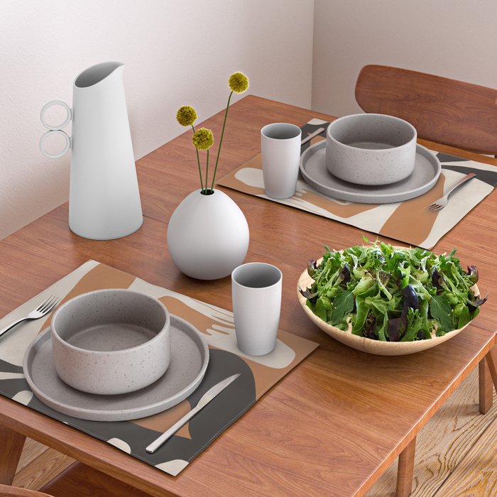 Abstract Art Figure Placemat Gallery Image 2