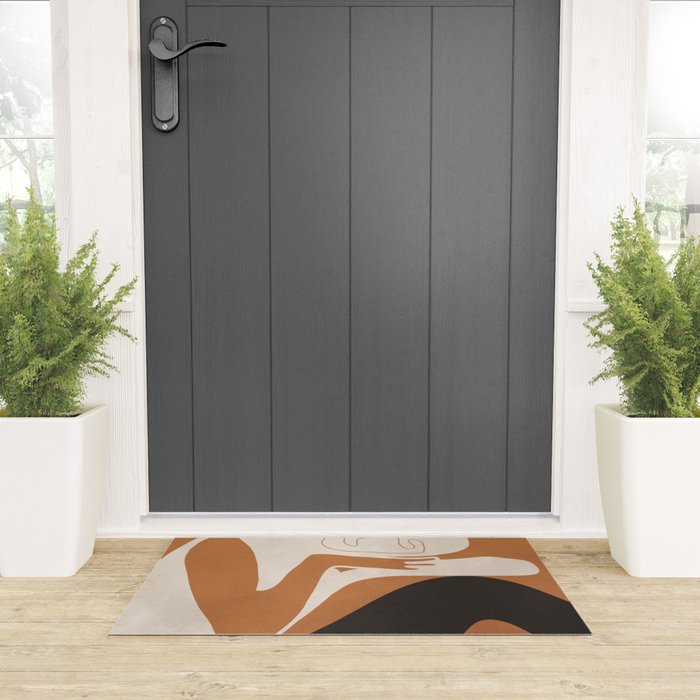 Abstract Art Figure Welcome Mat Gallery Image 3